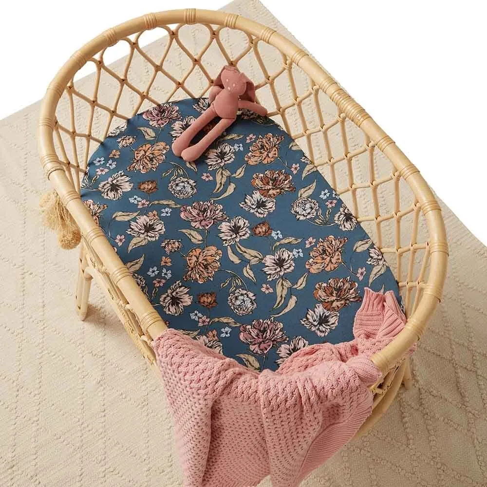 Belle Organic Bassinet Sheet / Change Pad Cover
