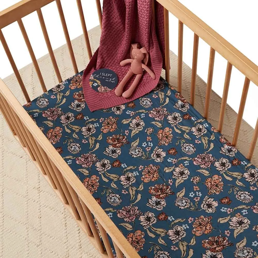 Belle Organic Fitted Cot Sheet