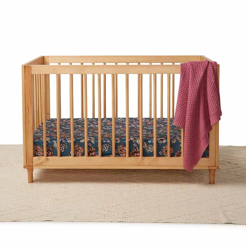 Belle Organic Fitted Cot Sheet