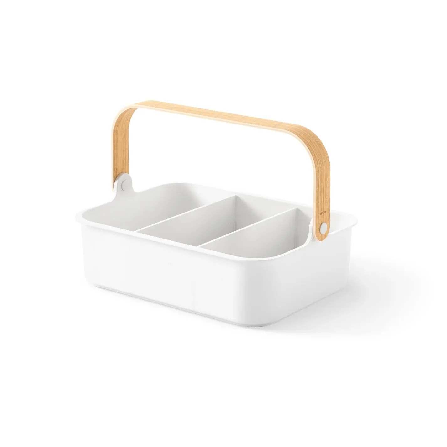 Bellwood Large Stackable Bin White/Natural