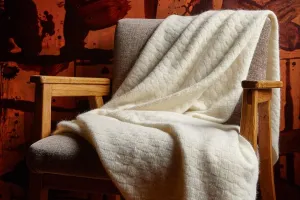 Bemboka Light Box Angora & Merino Wool Throw - Pre-Shrunk