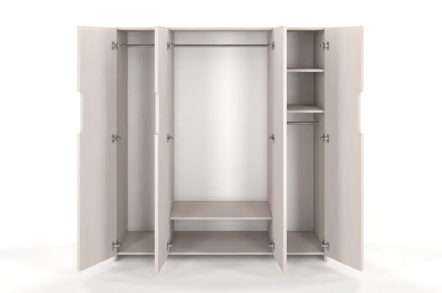 BERGMAN 4 Door Beech Wardrobe