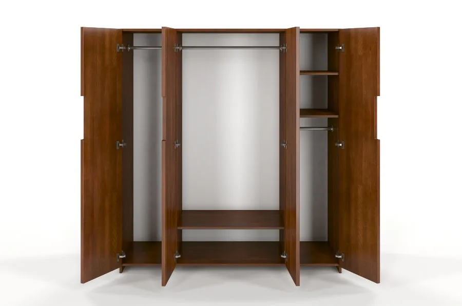 BERGMAN 4 Door Beech Wardrobe