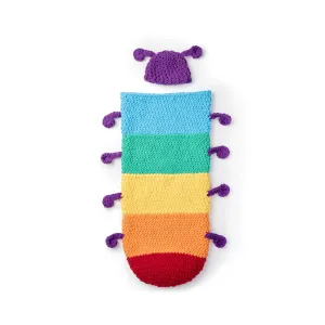 Bernat Caterpillar Crochet Snuggle Sack