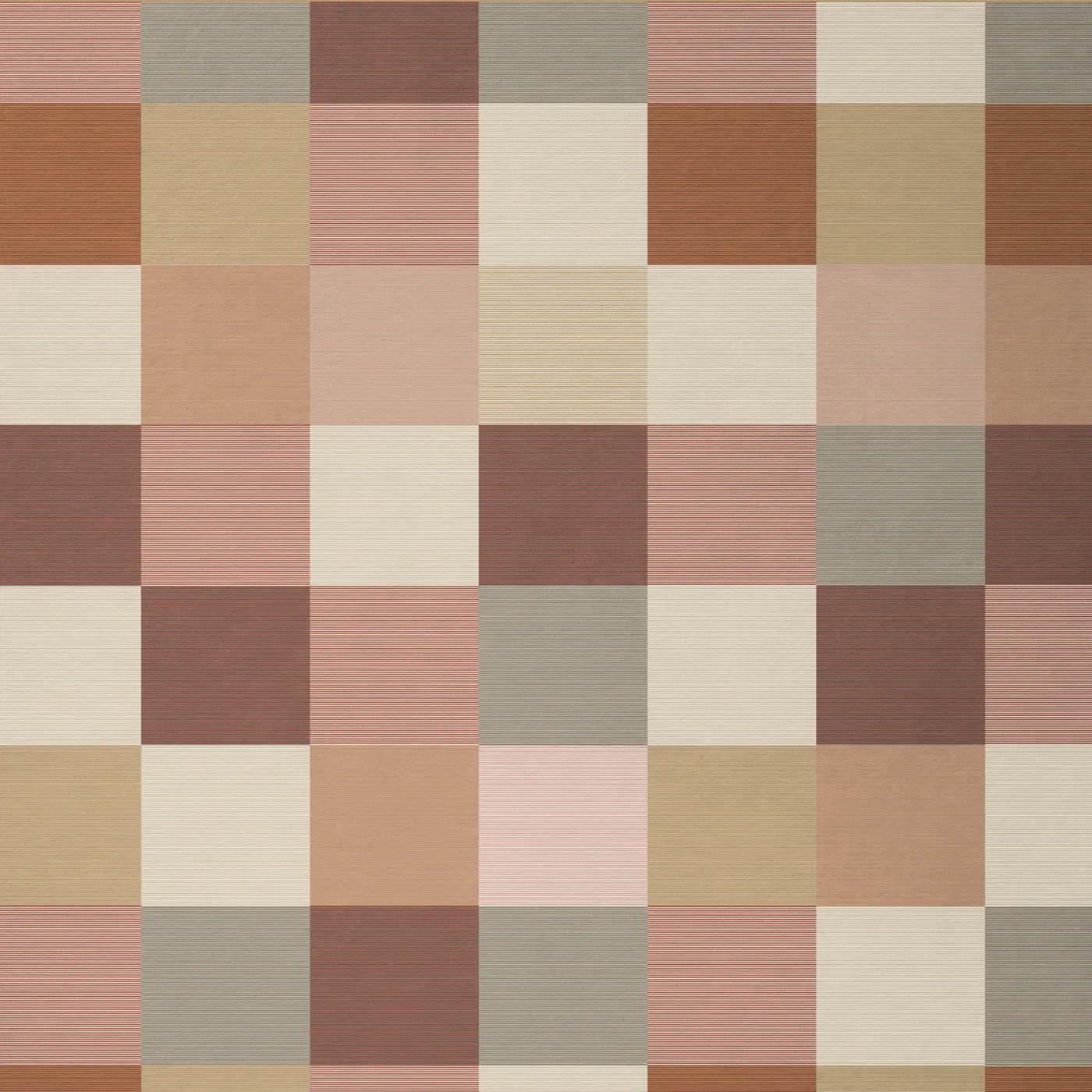 Biederlack Check Rust Throw