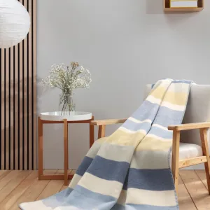 Biederlack Wohndecke Exact Blue Throw | 150cm x 200cm