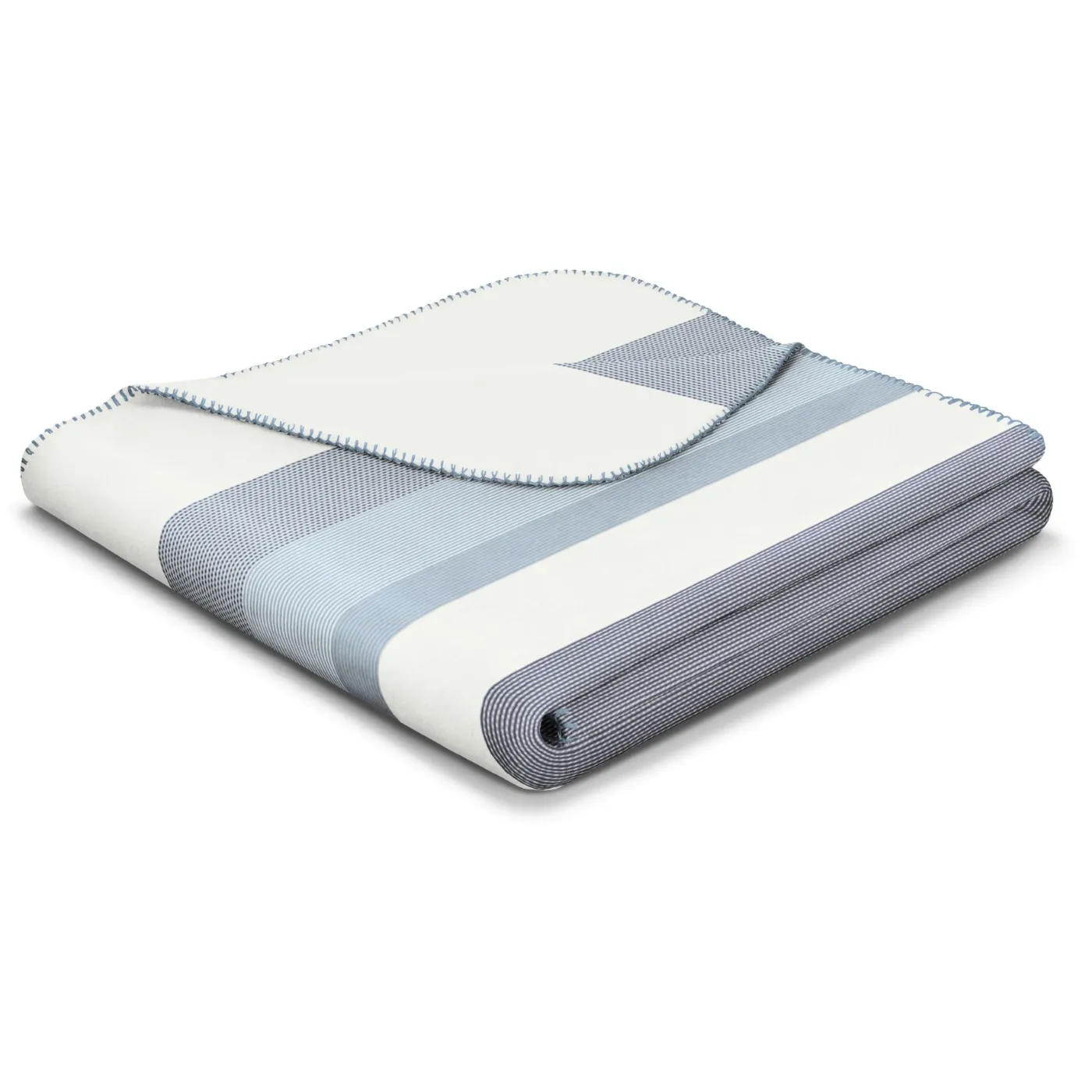 Biederlack Wohndecke Exact Blue Throw | 150cm x 200cm