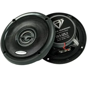 Black Diamond 5.25" Coaxial Speaker 2 Way 4-Ohm 120 Watts 2 Speakers DIA-525.2