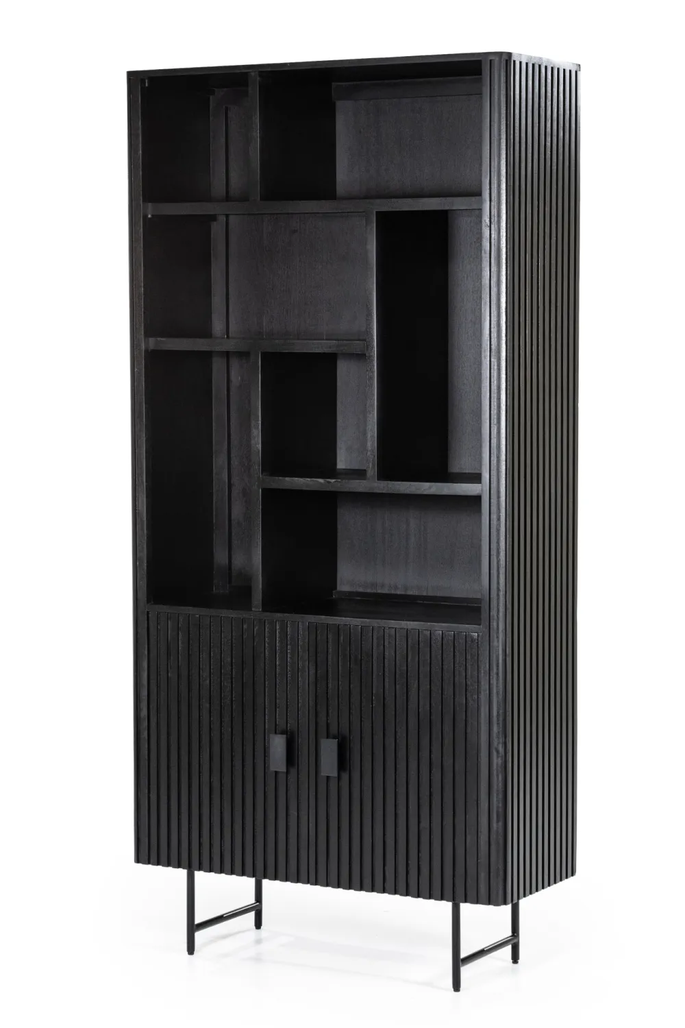 Black Mango Wood Bookcase | Eleonora Remi