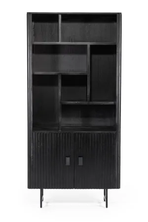 Black Mango Wood Bookcase | Eleonora Remi