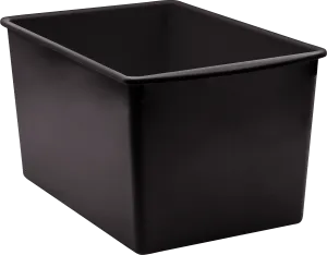 Black Plastic Multi-Purpose Bin