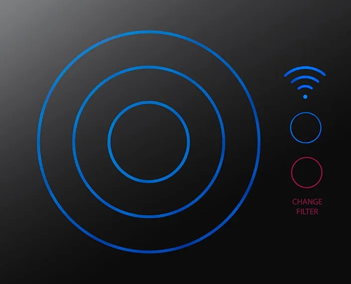 Blueeair Sense  Midnight Air Purifier - Blue