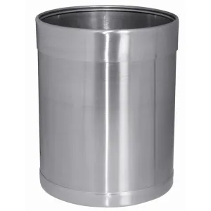 Bolero Stainless Steel Waste Paper Bin - CF130