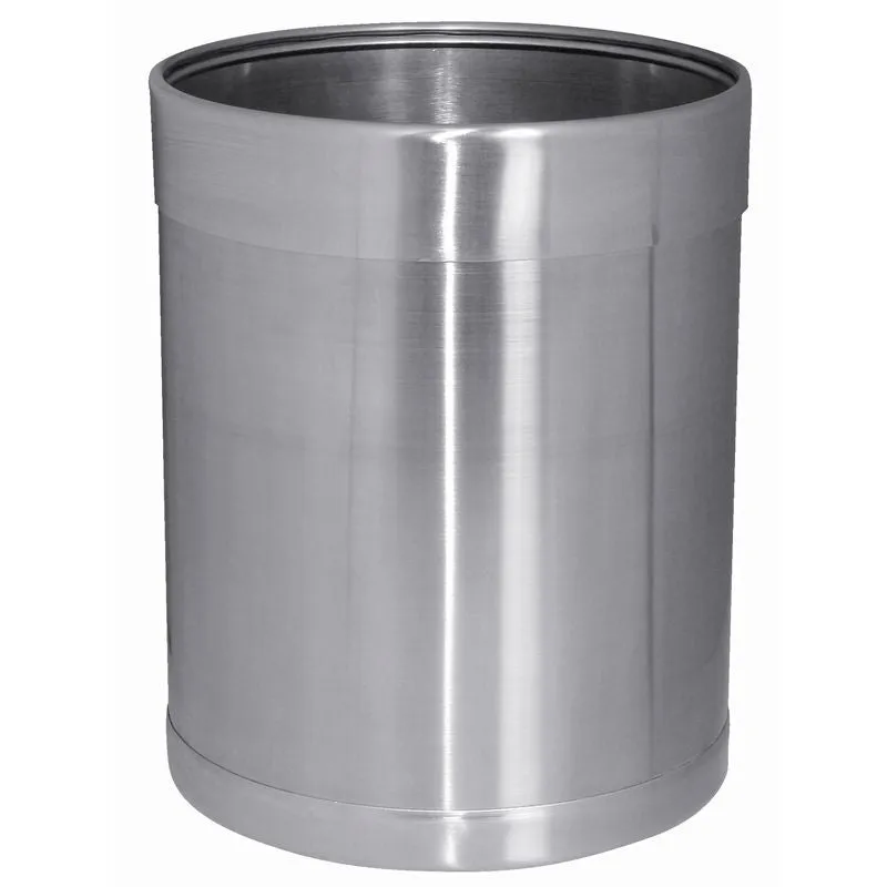 Bolero Stainless Steel Waste Paper Bin - CF130