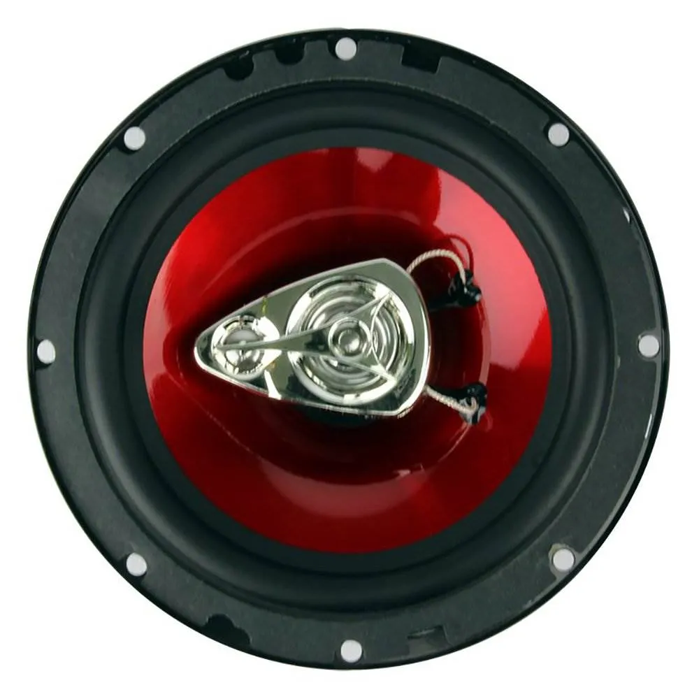 Boss 6.5 Inch 300 Watt 3-Way Car Coaxial Audio Stereo Speakers CH6530 (6 Pack)