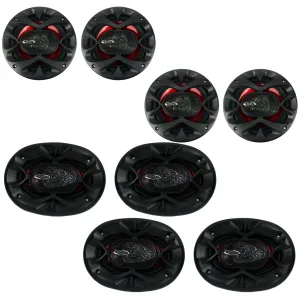 Boss CH6530 6.5" Car Speakers (4 Pack) & CH4630 4"x 6" Car Speakers (4 Pack)