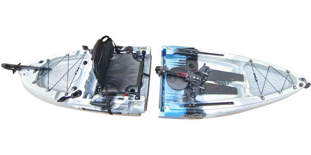 Brooklyn 9.0 Single 2pc Modular Pedal Kayak (MPK9)