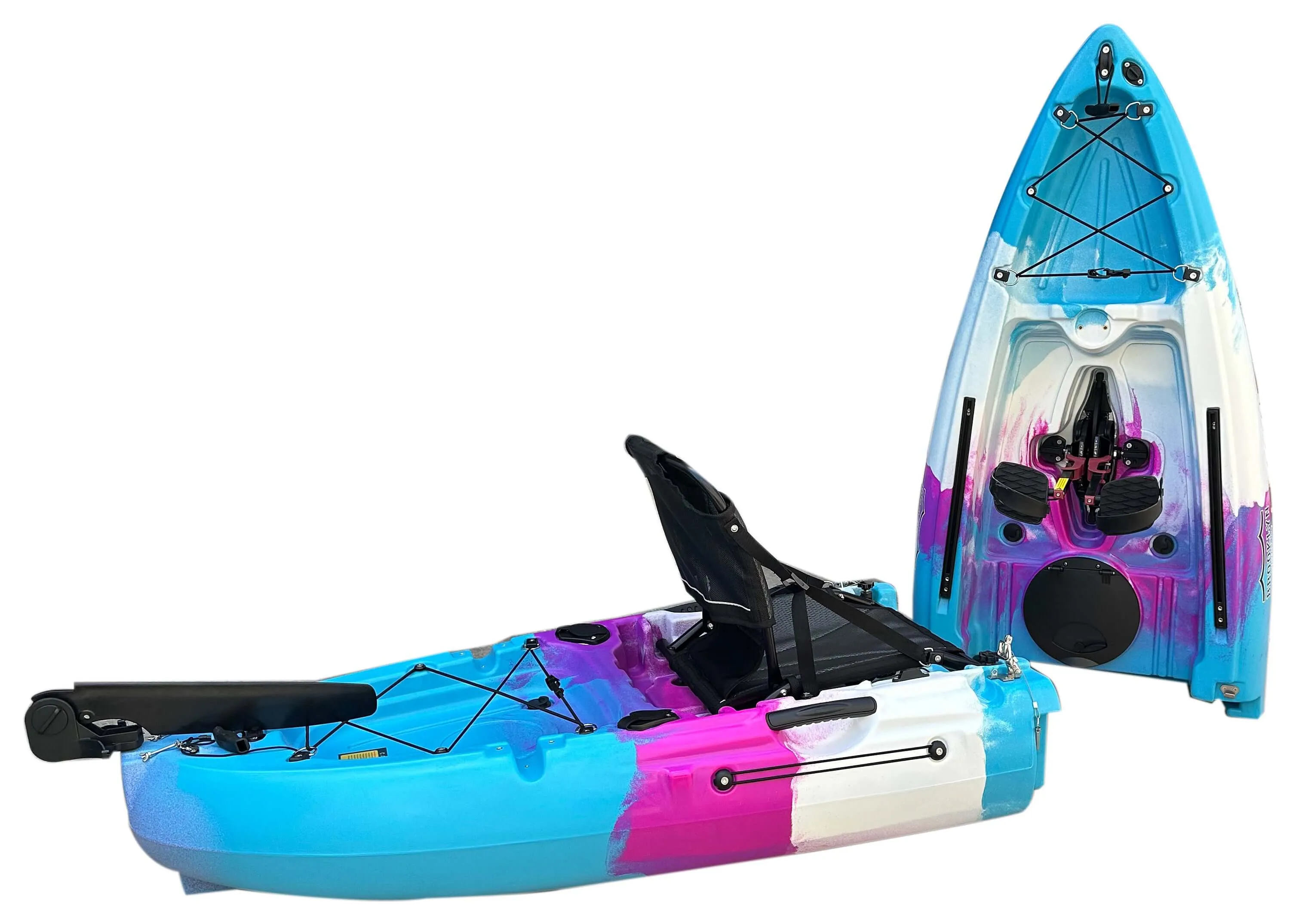 Brooklyn 9.0 Single 2pc Modular Pedal Kayak (MPK9)