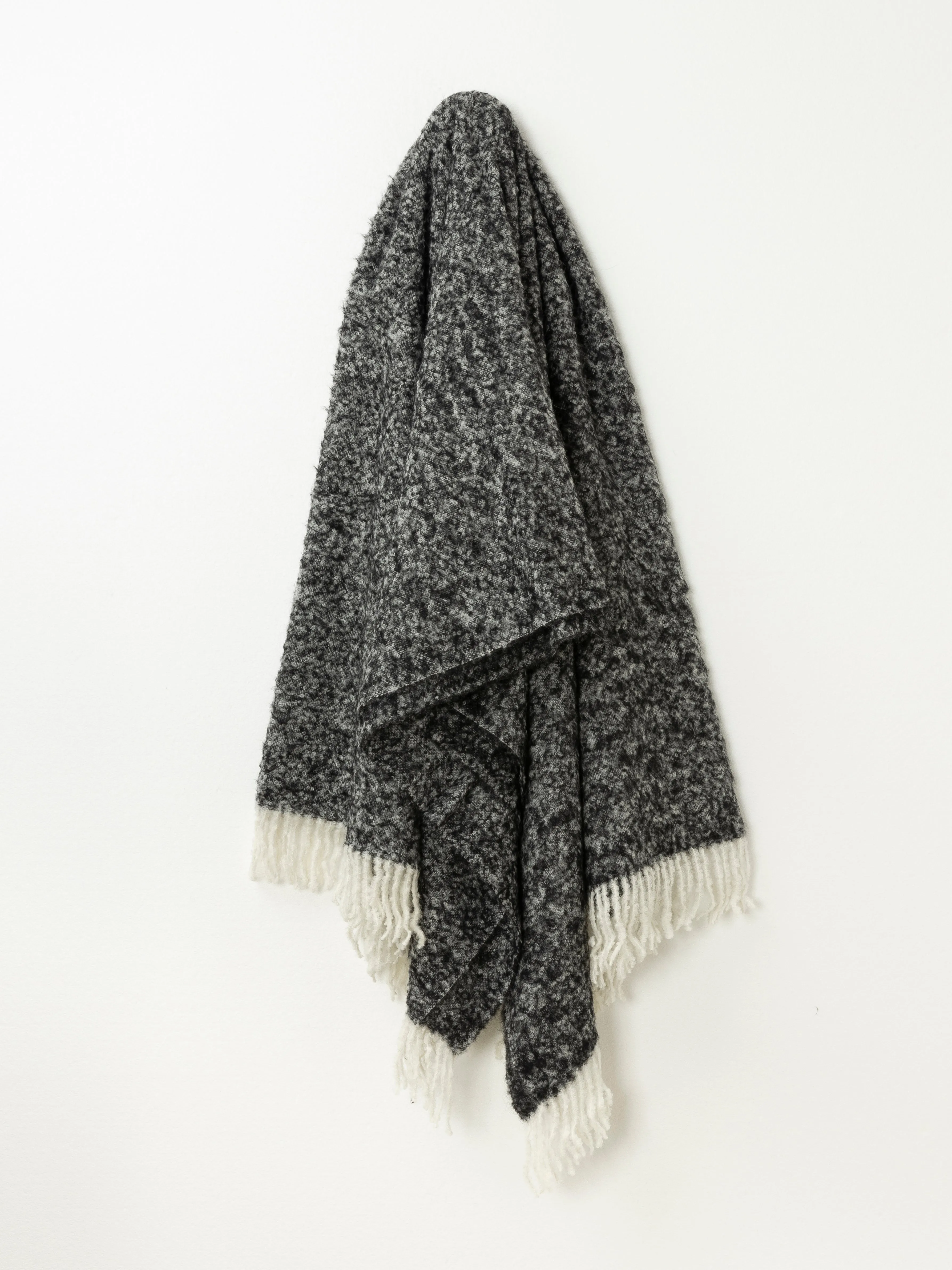 Brushed Boucle Alpaca Throw