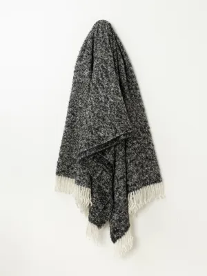 Brushed Boucle Alpaca Throw