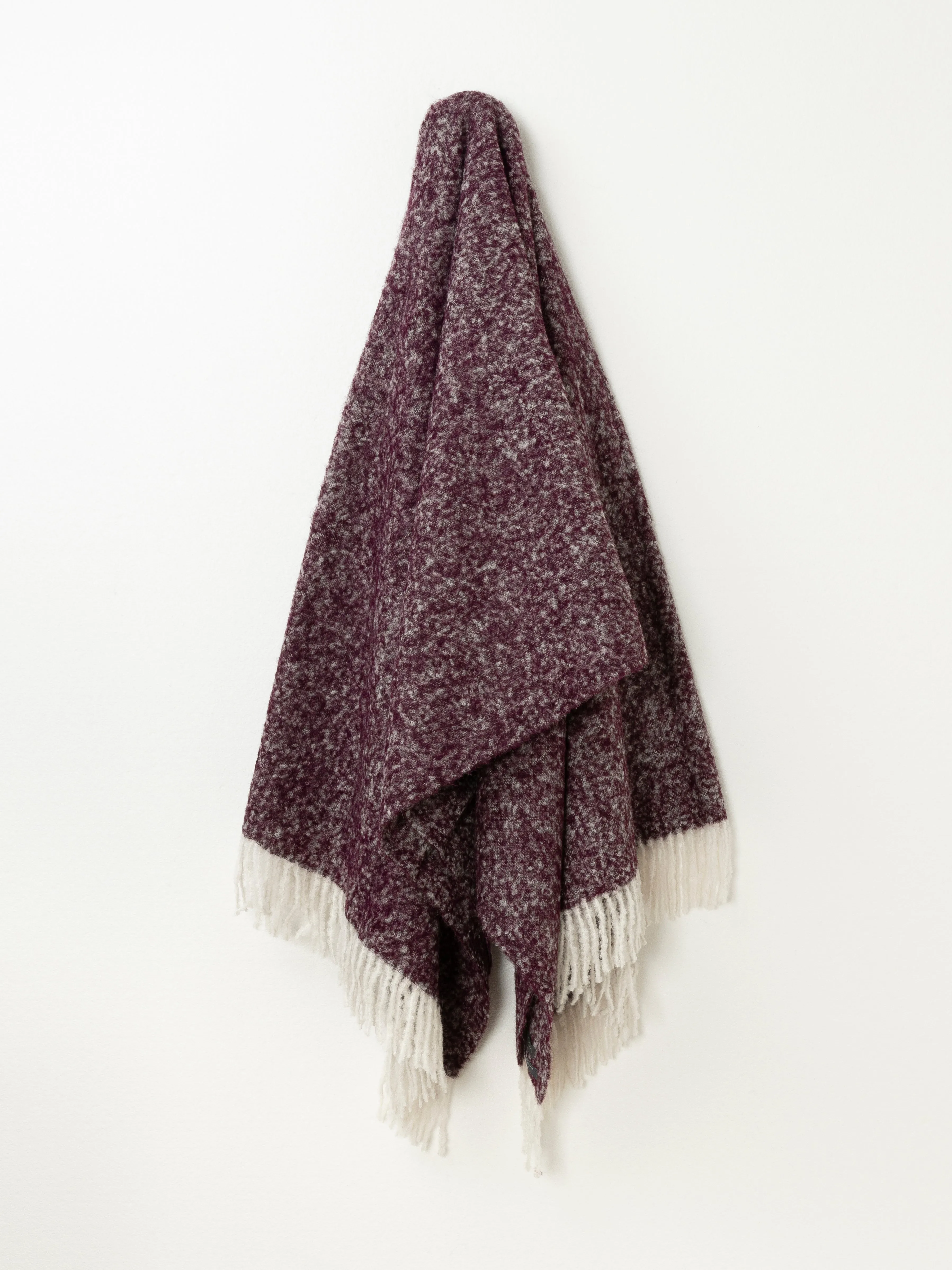 Brushed Boucle Alpaca Throw
