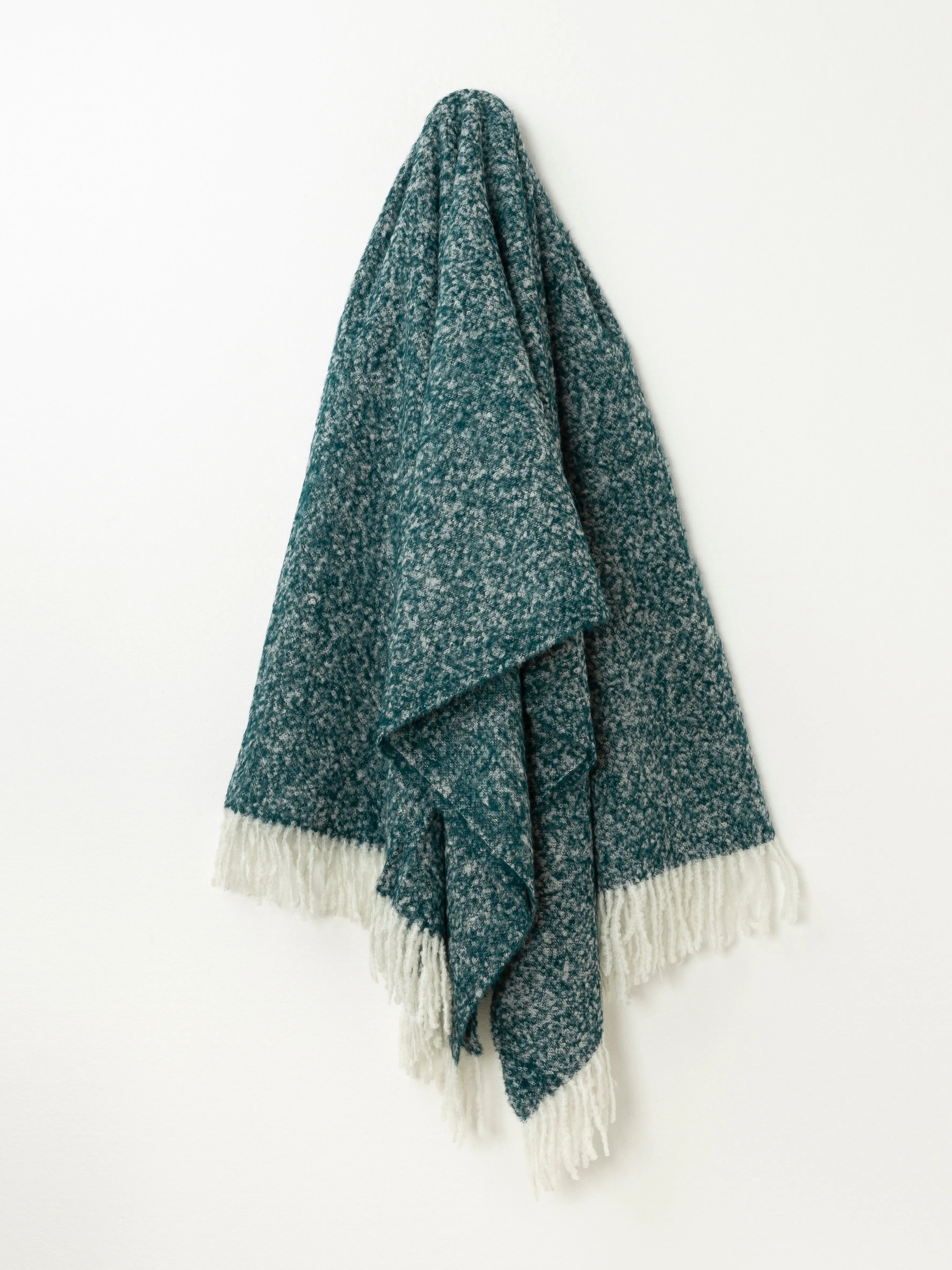 Brushed Boucle Alpaca Throw