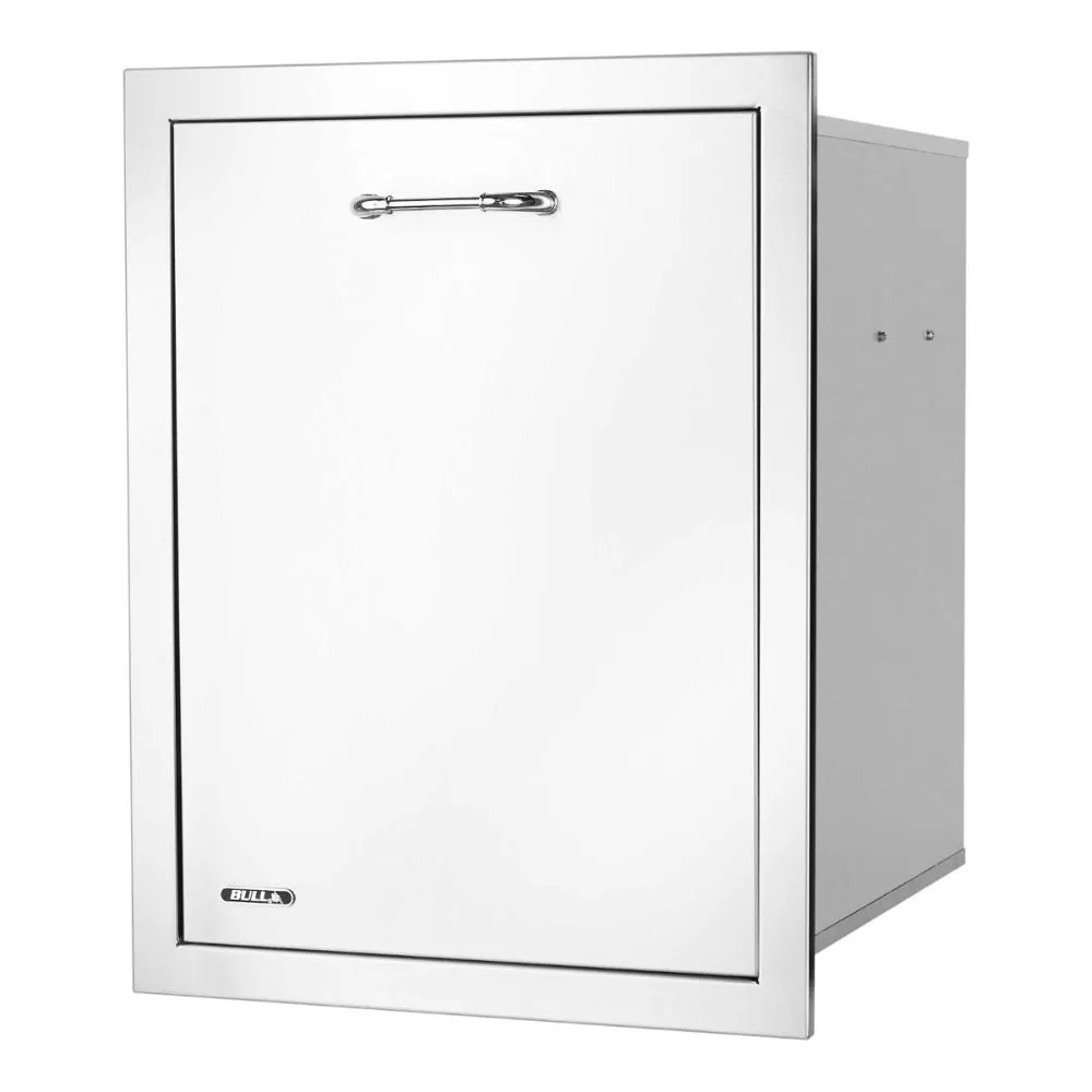 Bull 56950 30-Inch Stainless Steel Double Trash/Recycle Drawer W/ Reveal