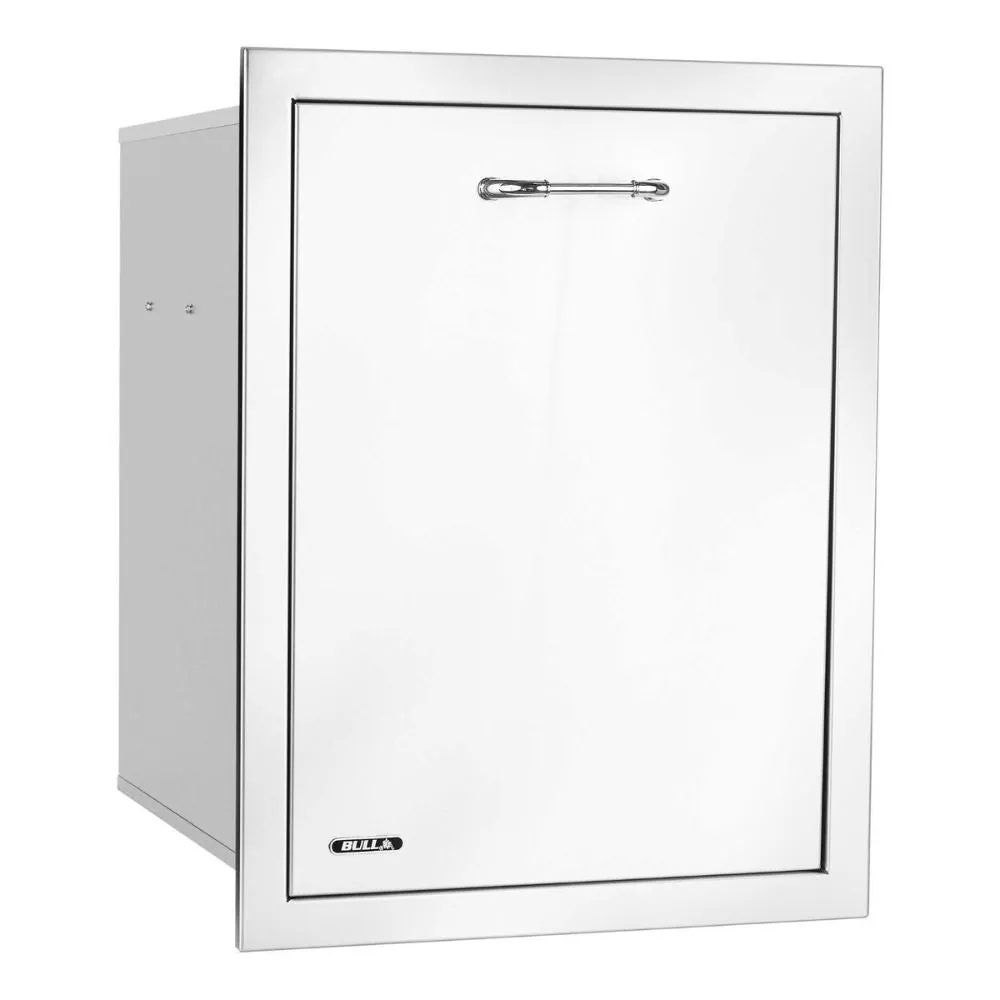 Bull 56950 30-Inch Stainless Steel Double Trash/Recycle Drawer W/ Reveal
