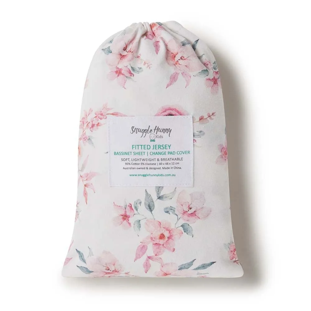 Camille Organic Bassinet Sheet / Change Pad Cover