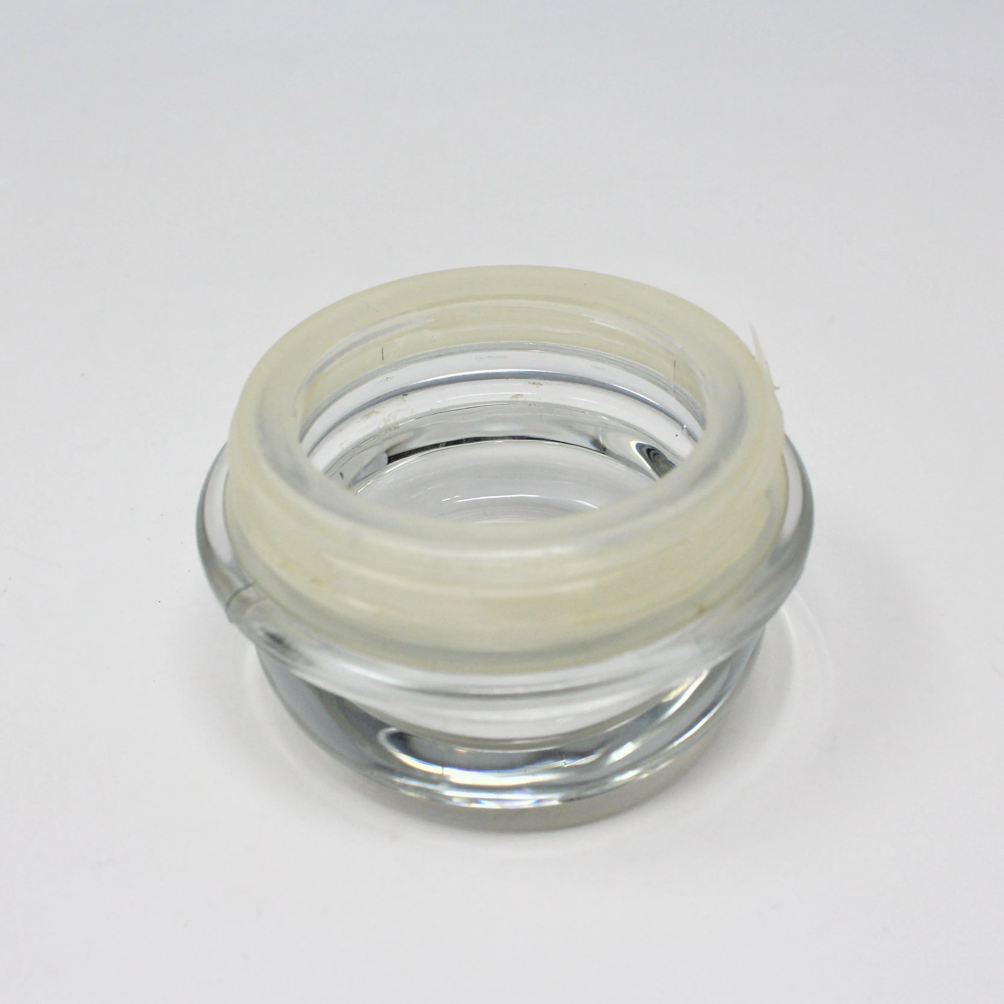 Canister, Anchor Hocking, Glass Apothecary Jar with Lid, Country Geese, Vintage