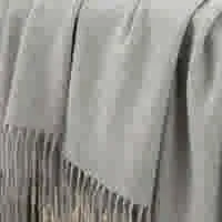 Cashmere Gray Throw by Luxor