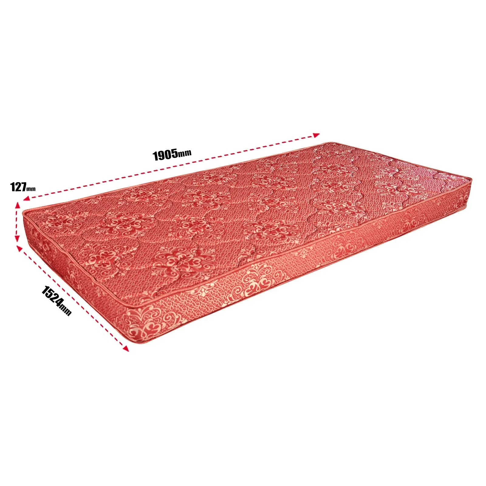 Centuary Mattresses The Smart Collection CBU  5-inch Queen Size Foam Mattress (Maroon, 75x60x5)