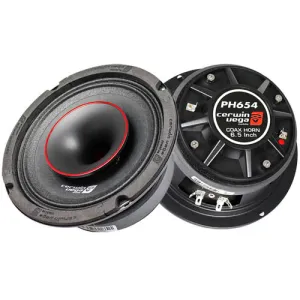 Cerwin Vega 6.5" Full Range Co-Ax Horn Speakers 4 Ohm 300 Watts Max PH654 Pair