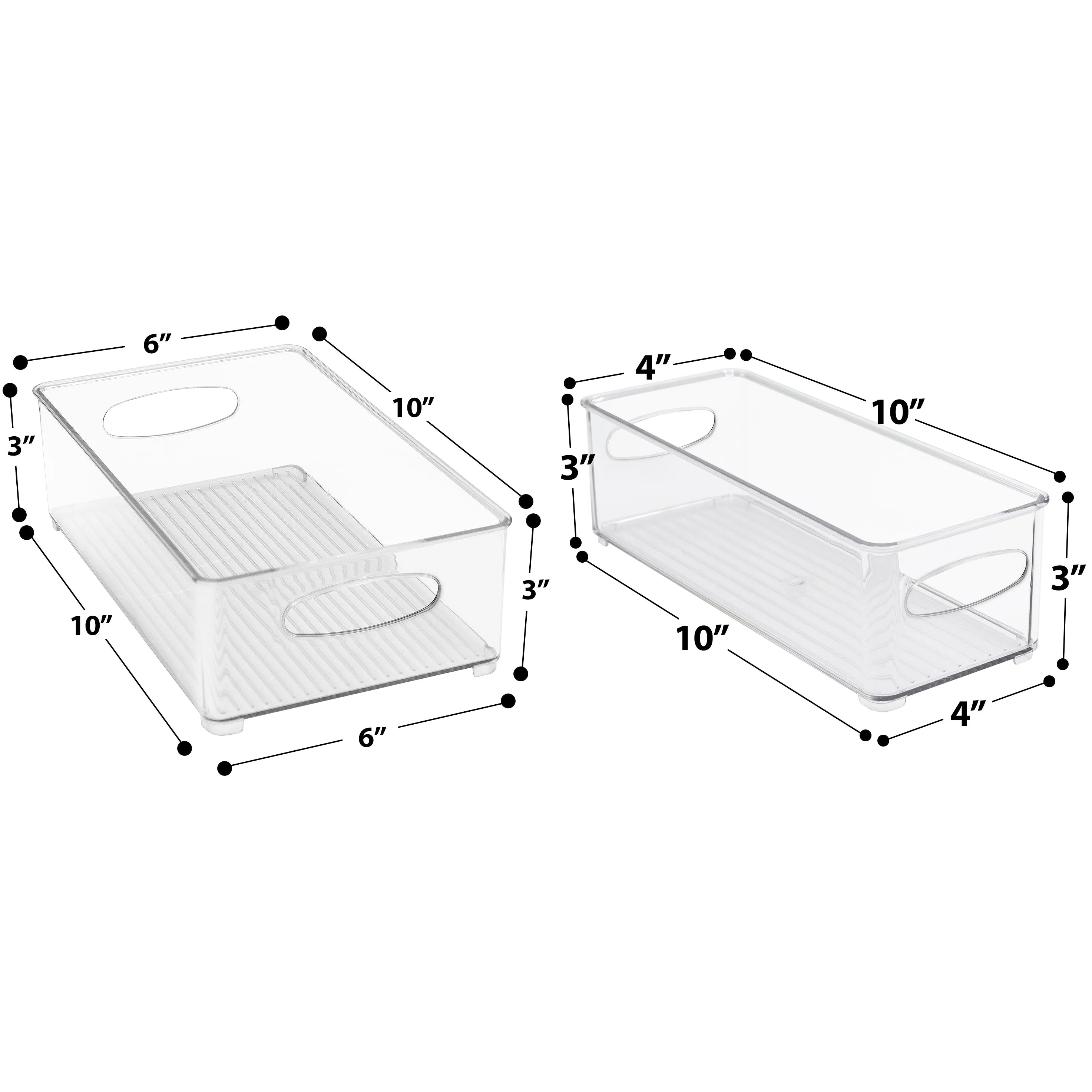Clear Storage Bins