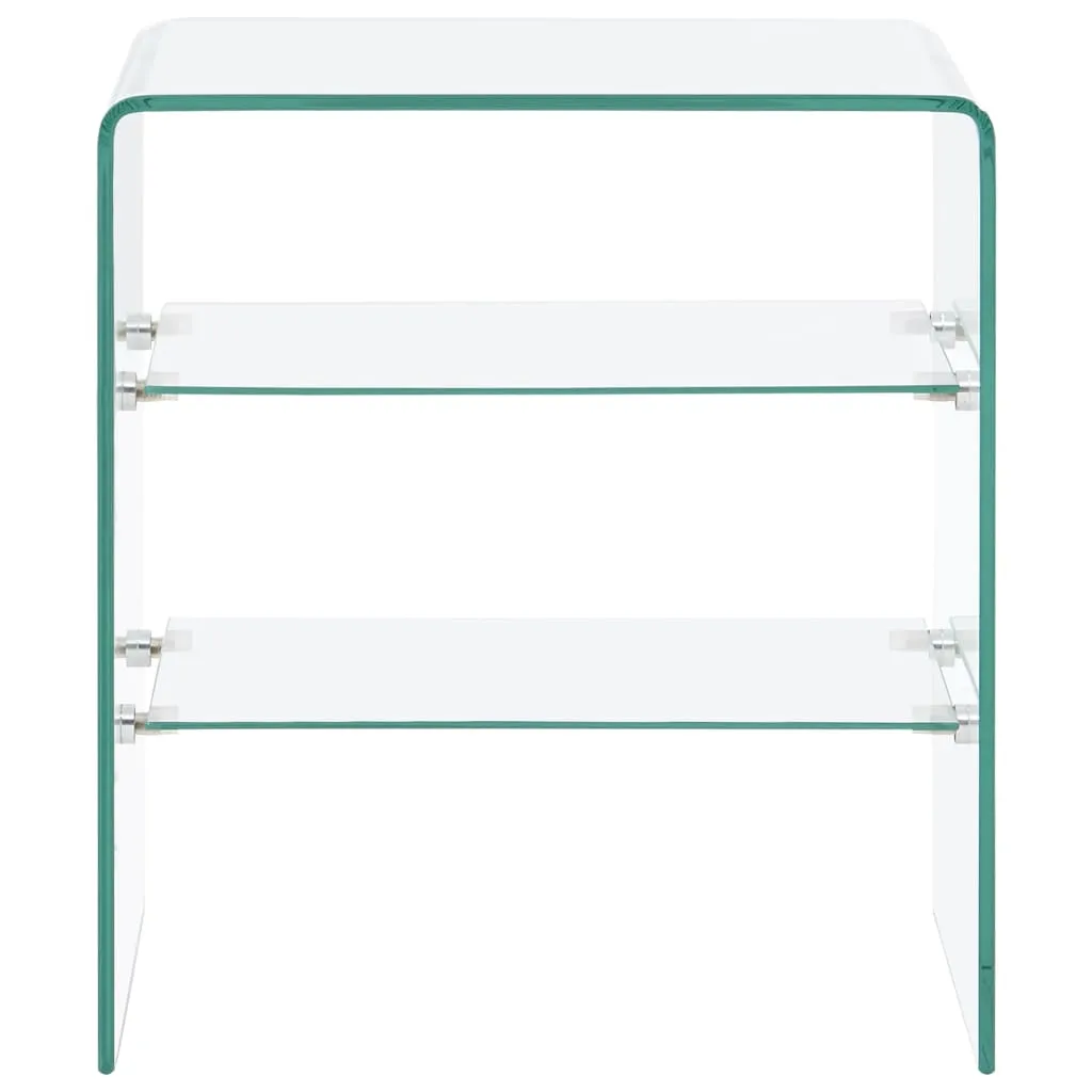 Coffee Table 50x40x56 cm Tempered Glass