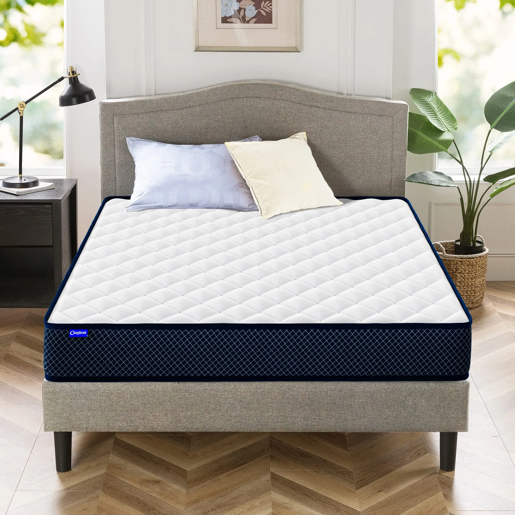 Comforto Orthopedic Doctor Plus 5 Inch 3-Layered Memory Foam Mattress (75x72x5 Inch, King Size Mattress)