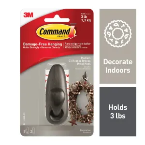 Command Forever Classic Hook FC12-ORB-ES, Medium