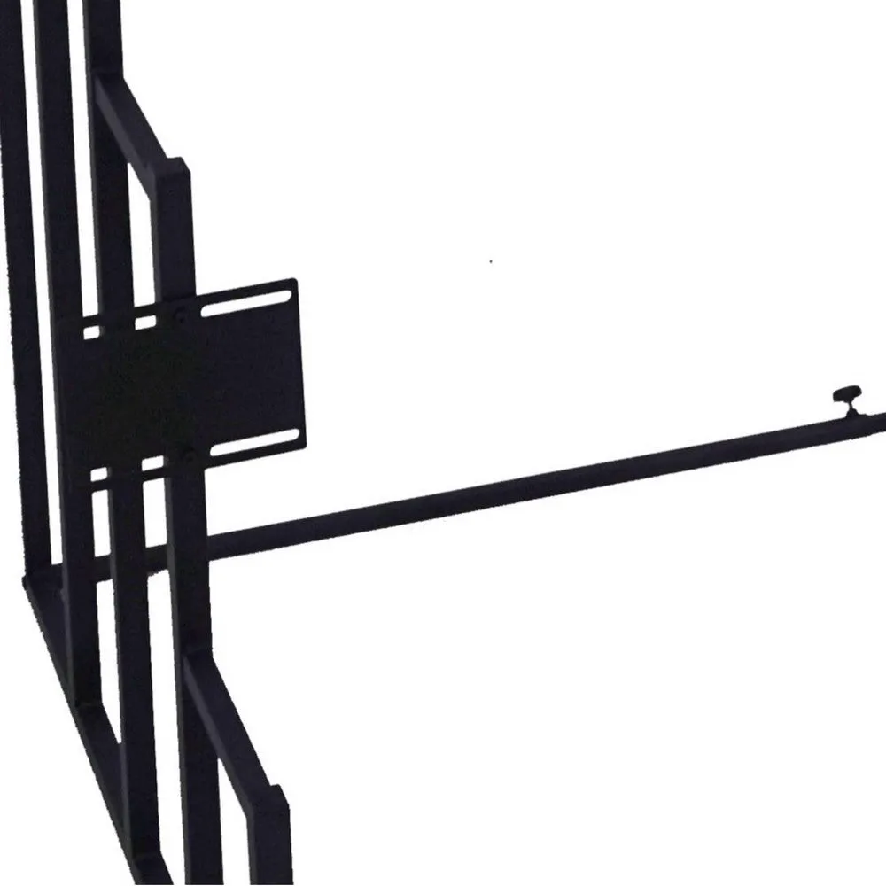 Convertible Design Metal Display Headboard Rack, Black By Casagear Home