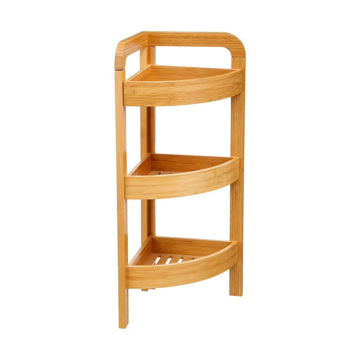 Corner Shelves 5five 3 Shelves 23 x 23 x 61 cm Bamboo