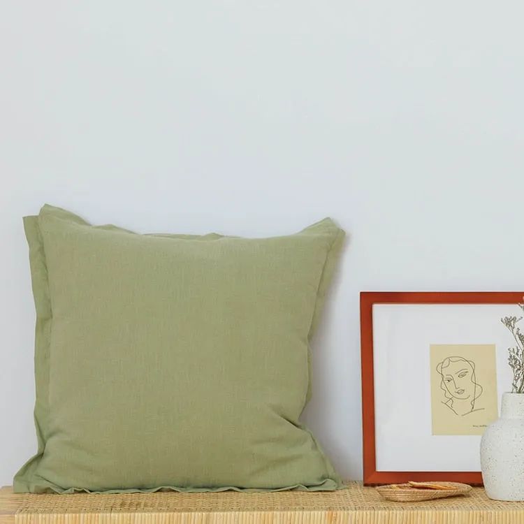 Cotton Linen Pillow Covers