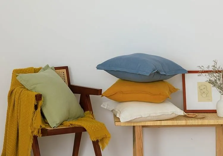 Cotton Linen Pillow Covers