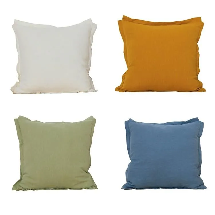 Cotton Linen Pillow Covers