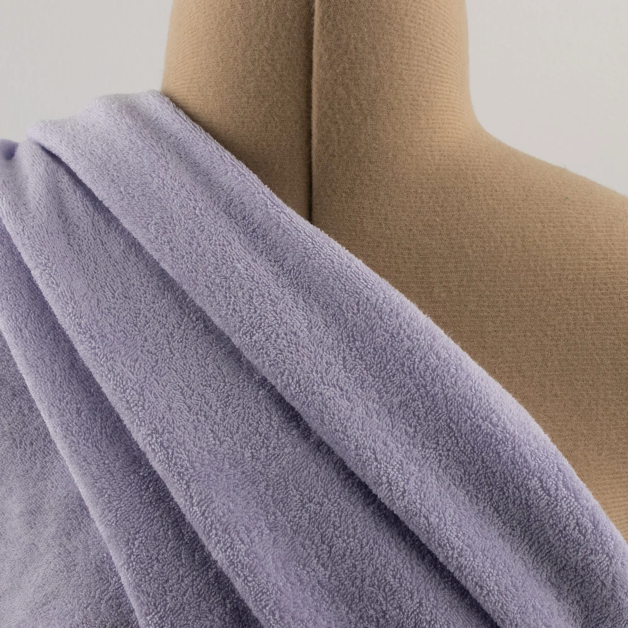 Cotton Poly Terry - PLUSH - Lilac