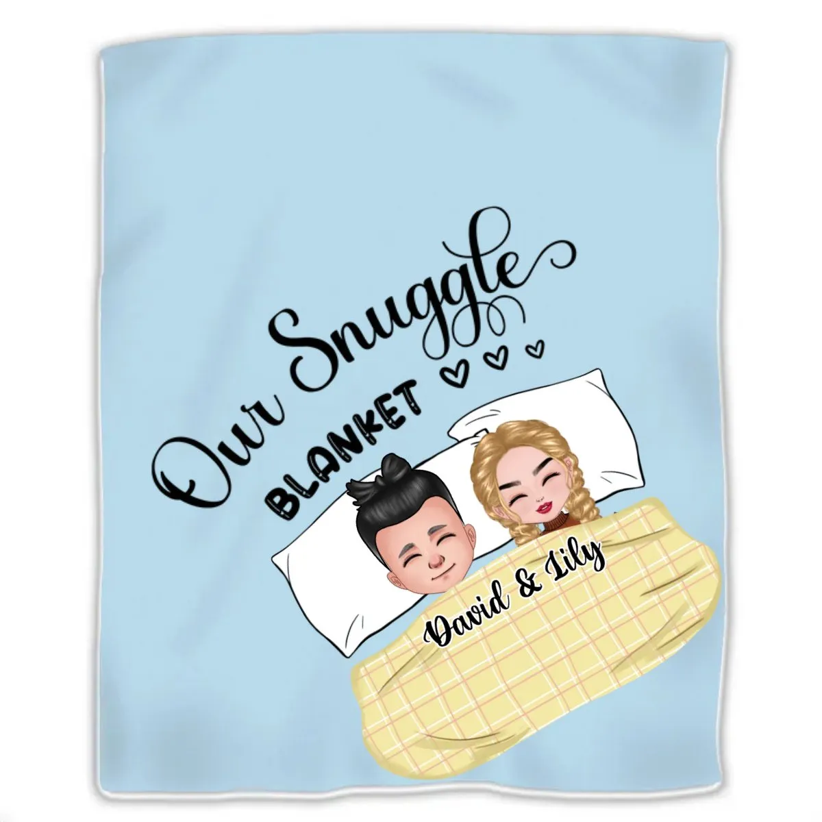 Couple - Our Snuggle Blanket - Personalized Blanket