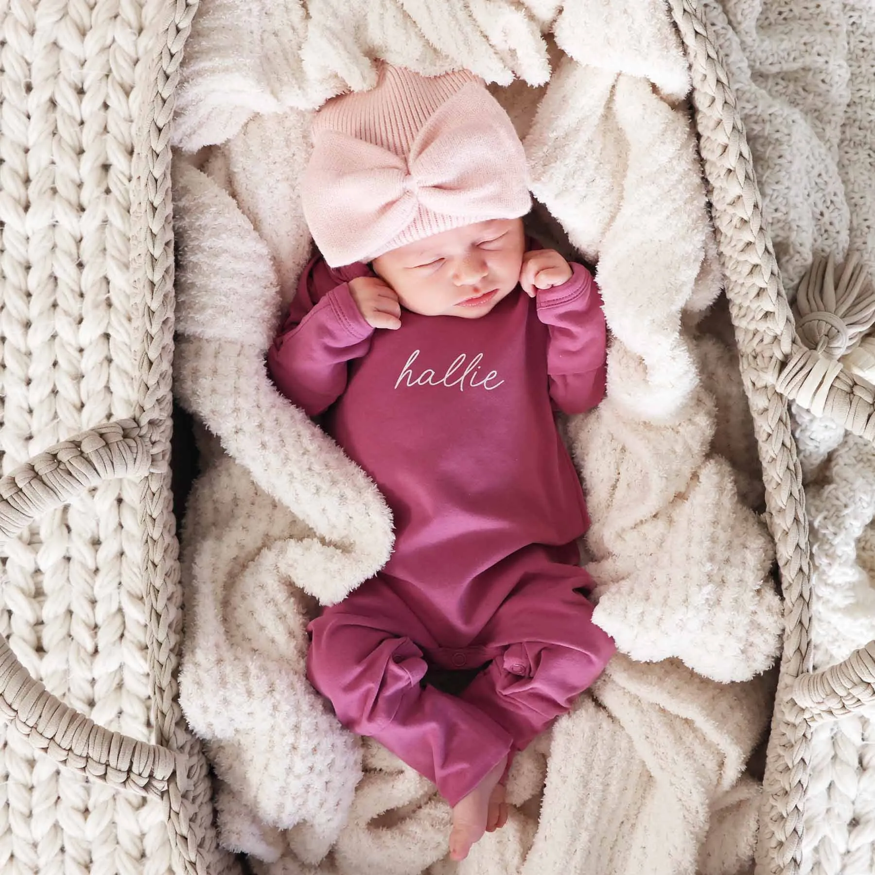 CuddleLane™ Luxe Waffle Blankets | Whisper