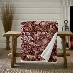 Deyongs 140cm Hidden Forest Mulberry Throw