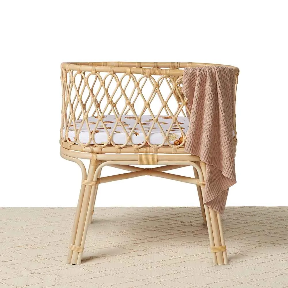 Diamond Knit Blanket | Hazelnut