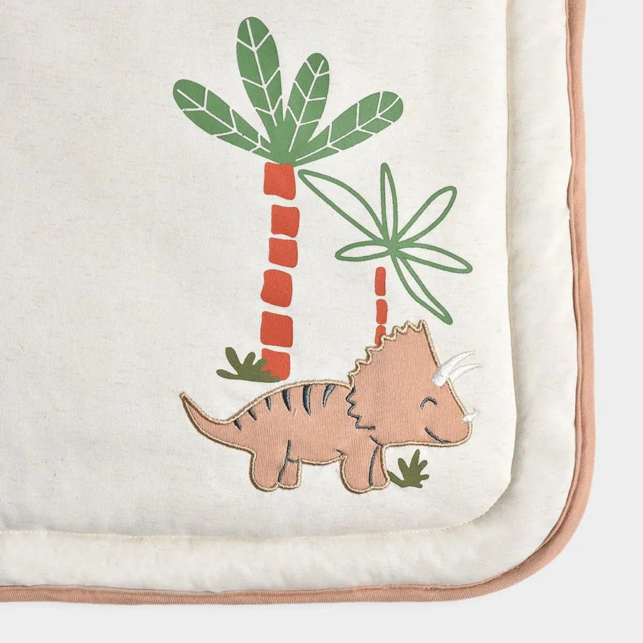 Dinomite Printed & Patch Work Cream Mattress Set