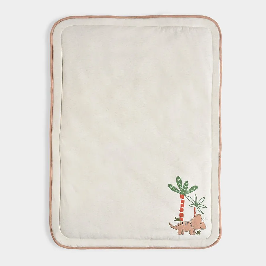 Dinomite Printed & Patch Work Cream Mattress Set