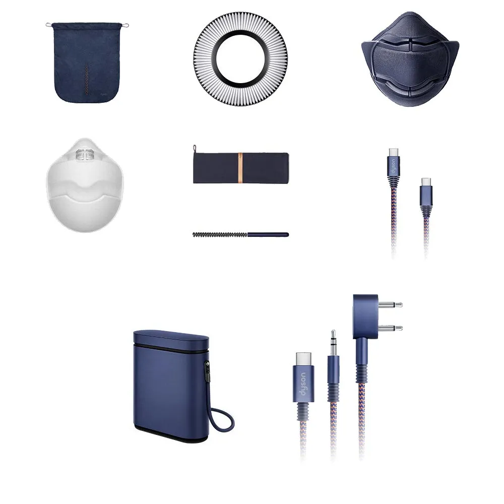Dyson Zone Wireless Headphones with Air Purifier, Blue/Copper